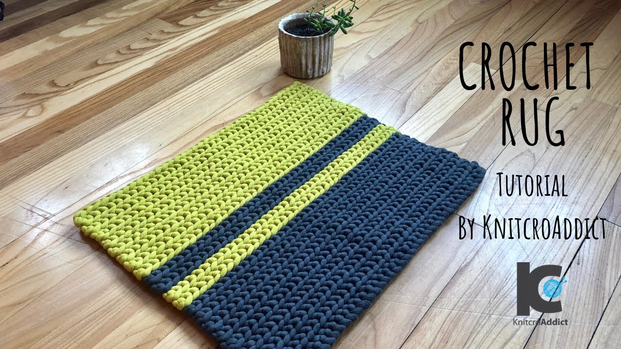 crochet floor mat pattern