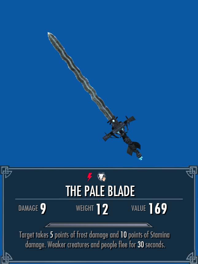 skyrim the pale blade