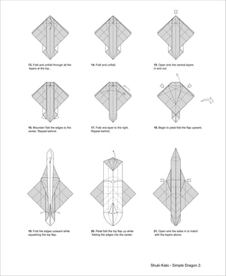 origami dragonfly instructions pdf