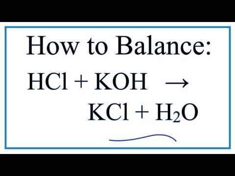 hcl + koh reaction