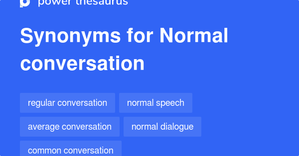 conversation synonyme