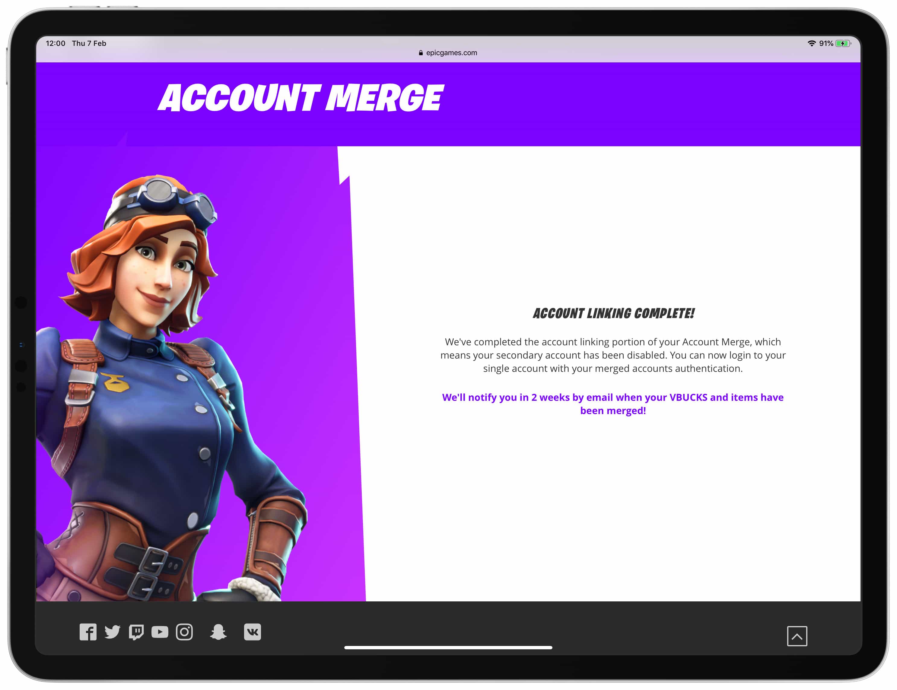 fortnite account mer