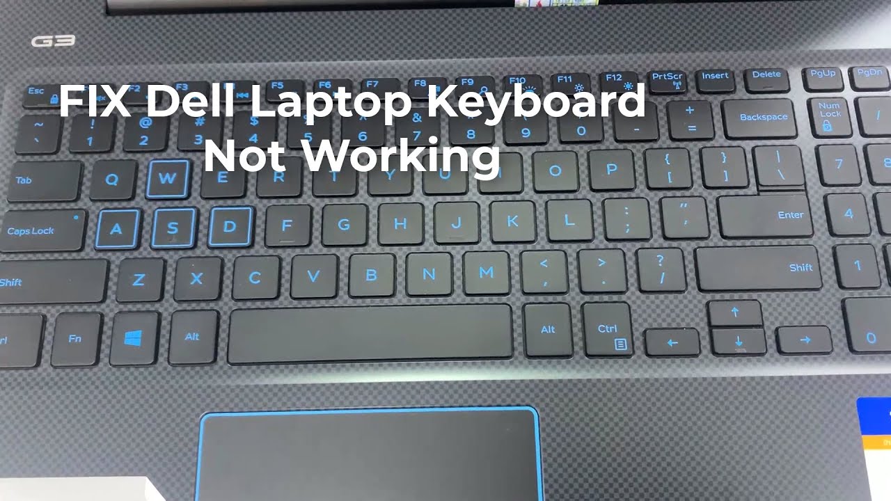 dell laptop keyboard not responding