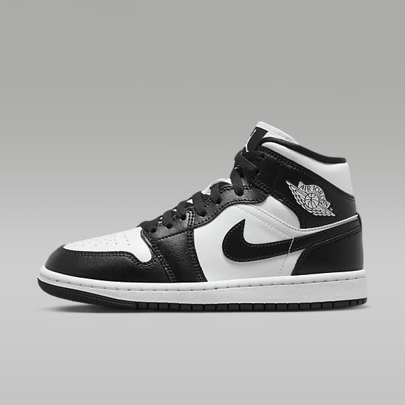 jordan 1s black and white