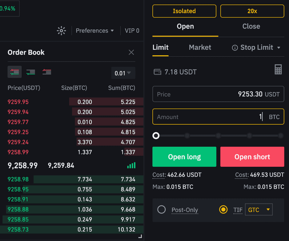 binance futures calculator