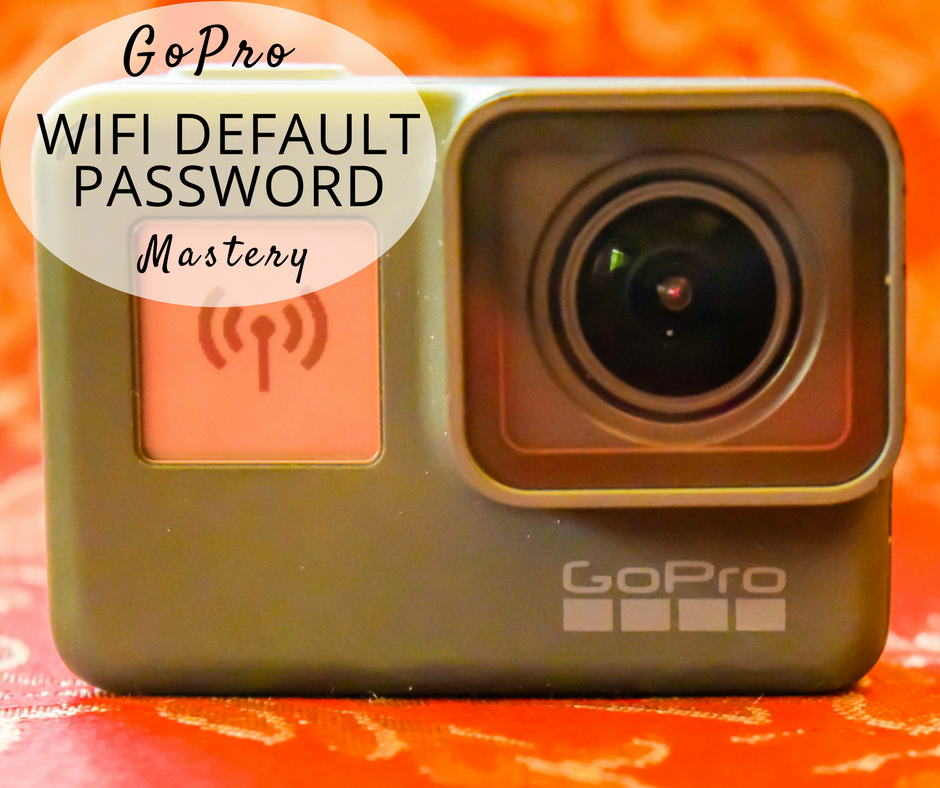 go pro hero 3 wifi password