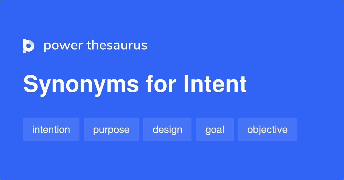 intent synonyms