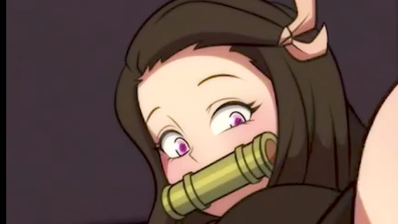 nezuko breathing night animation