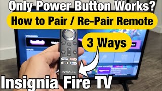 how to pair remote to insignia tv