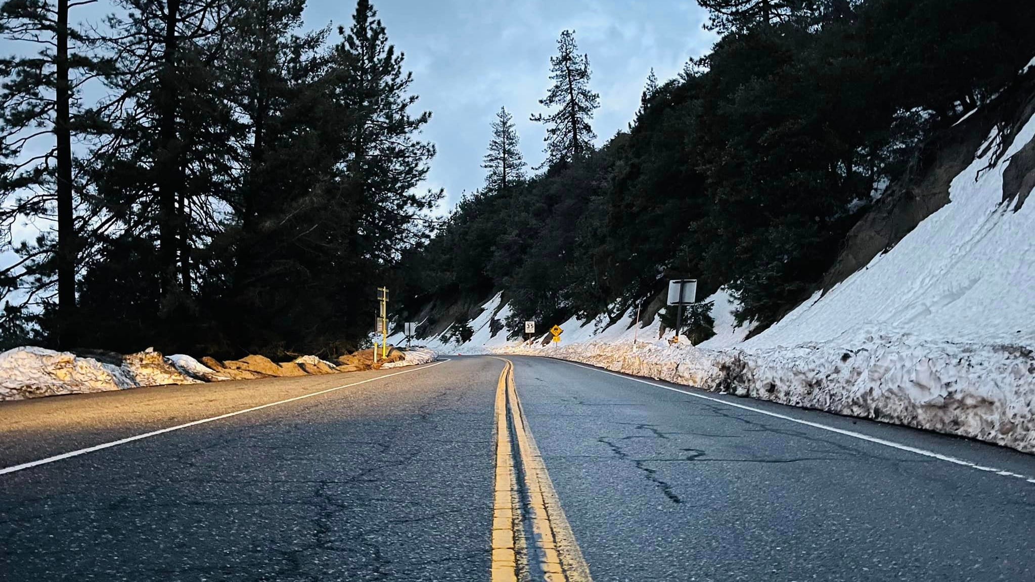 caltrans road conditions crestline