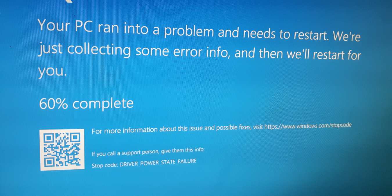 driver power state failure windows 10