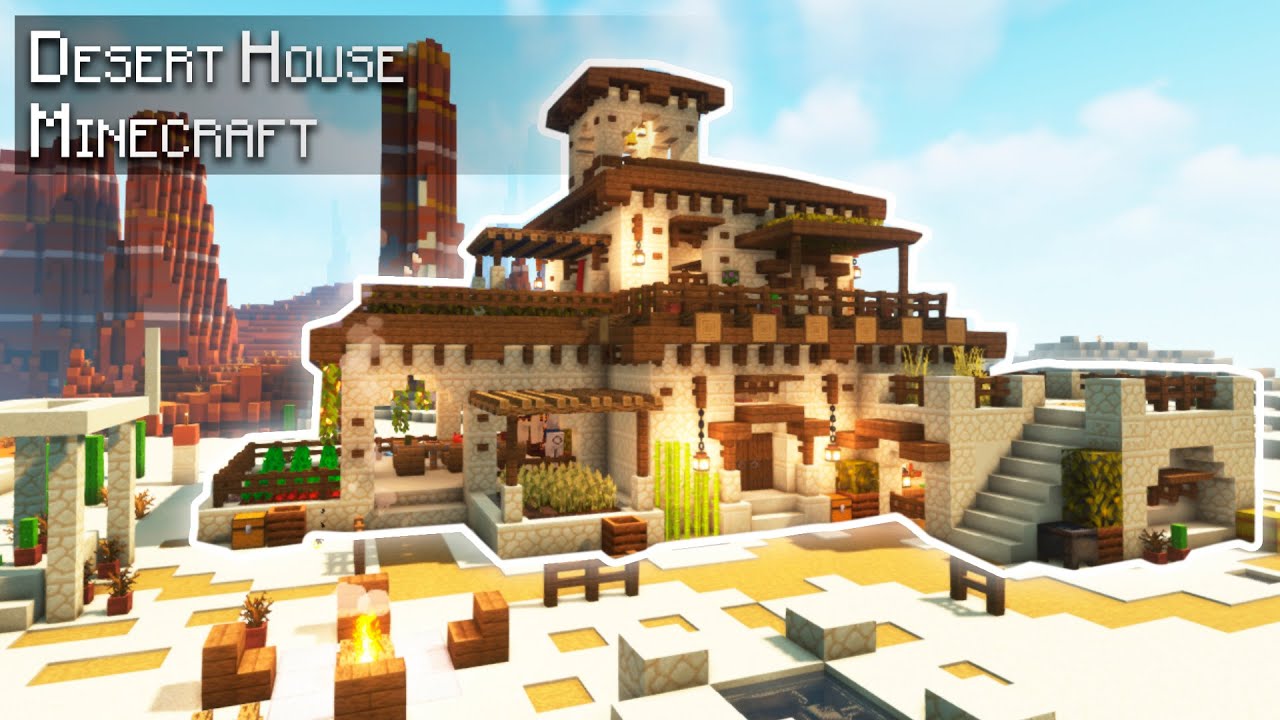 minecraft desert house