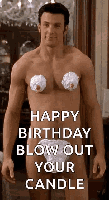 happy birthday with a sexy guy