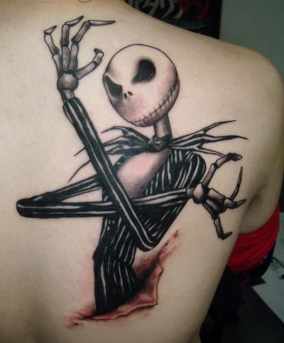 skeleton jack tattoos