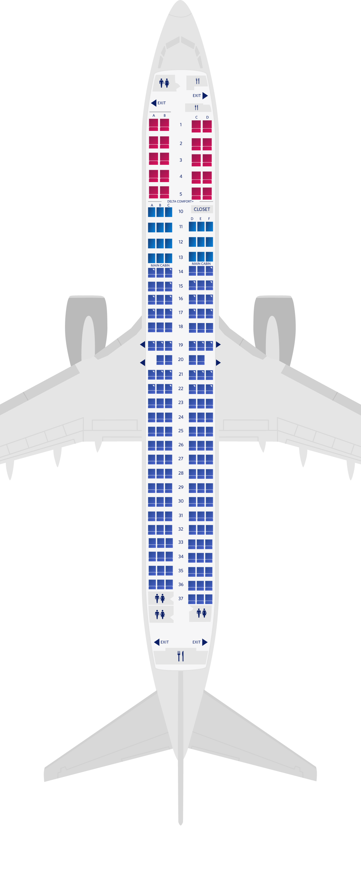 boeing 737 delta seats