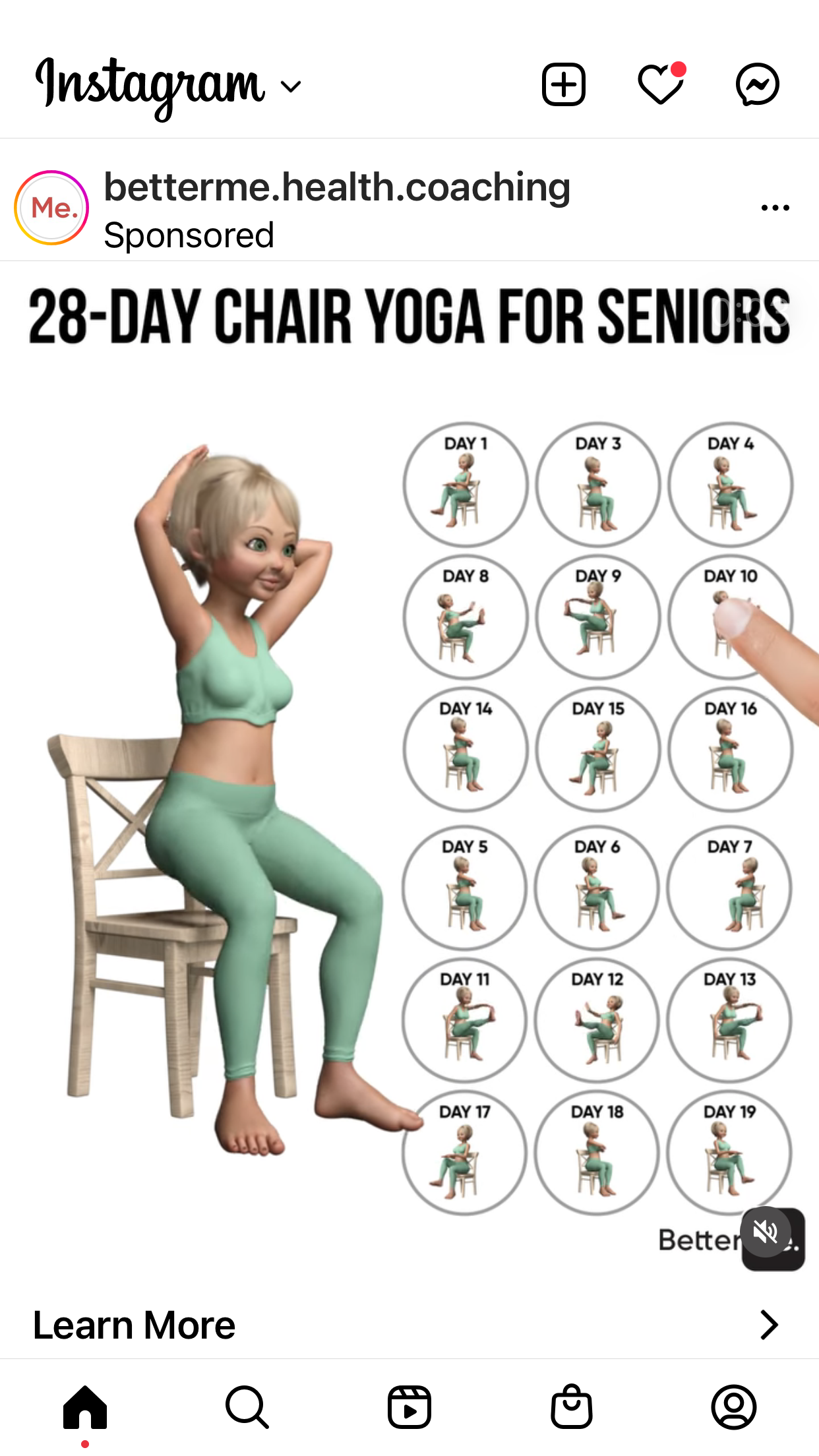 28 day chair workout challenge