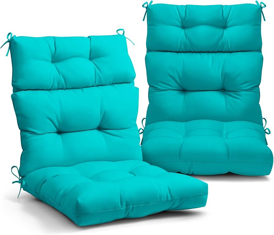 high backed patio chair cushions