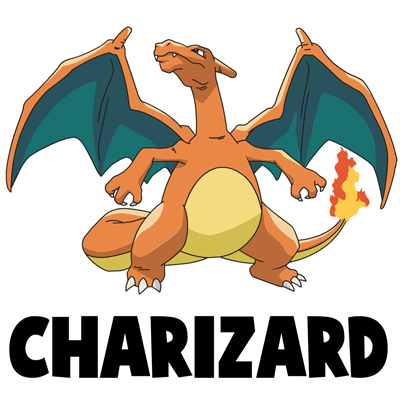 how to draw charizard