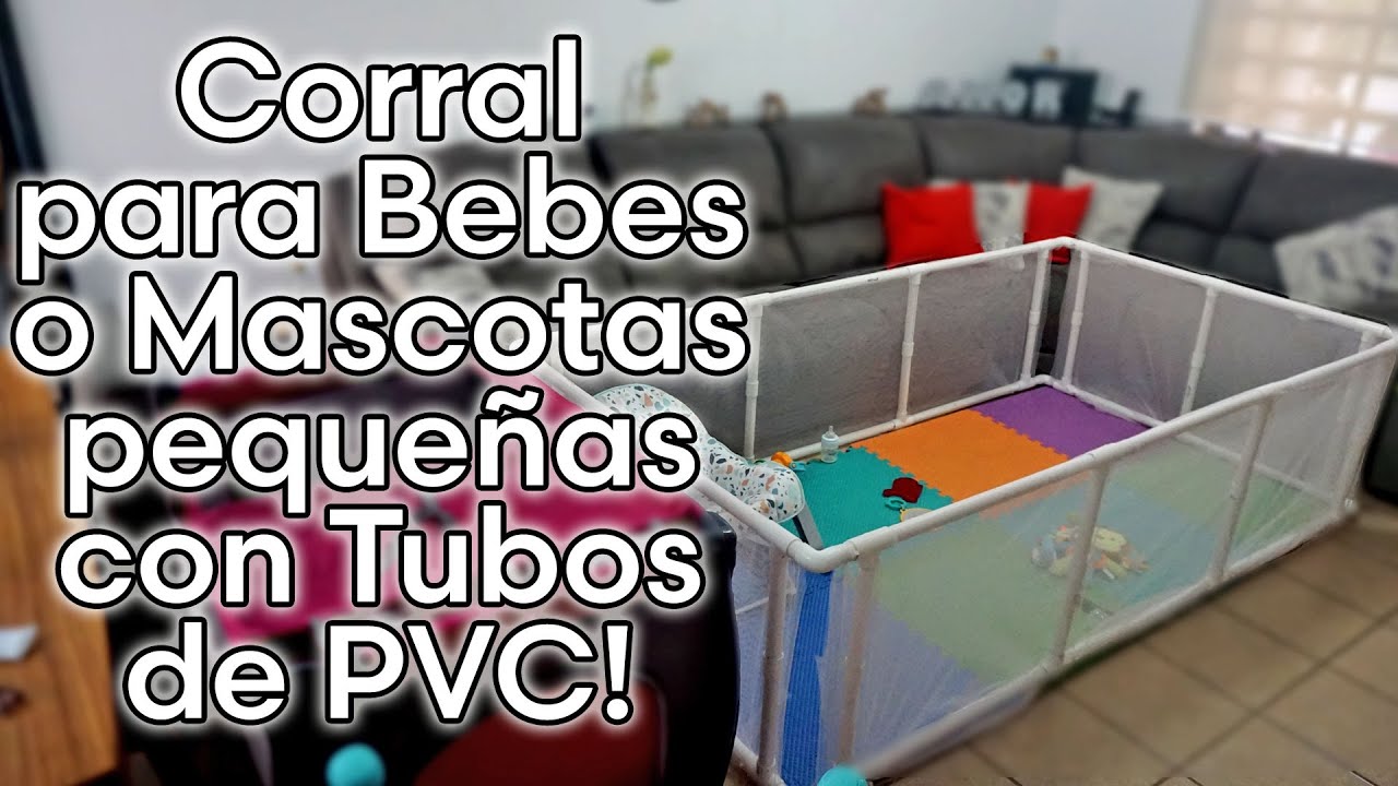 como hacer corral para bebe plegable