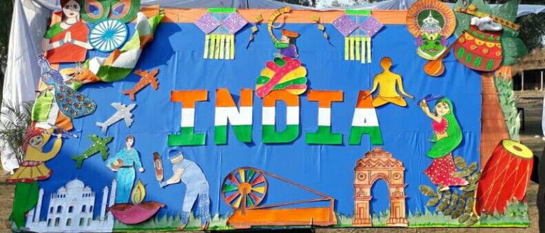 incredible india board decoration