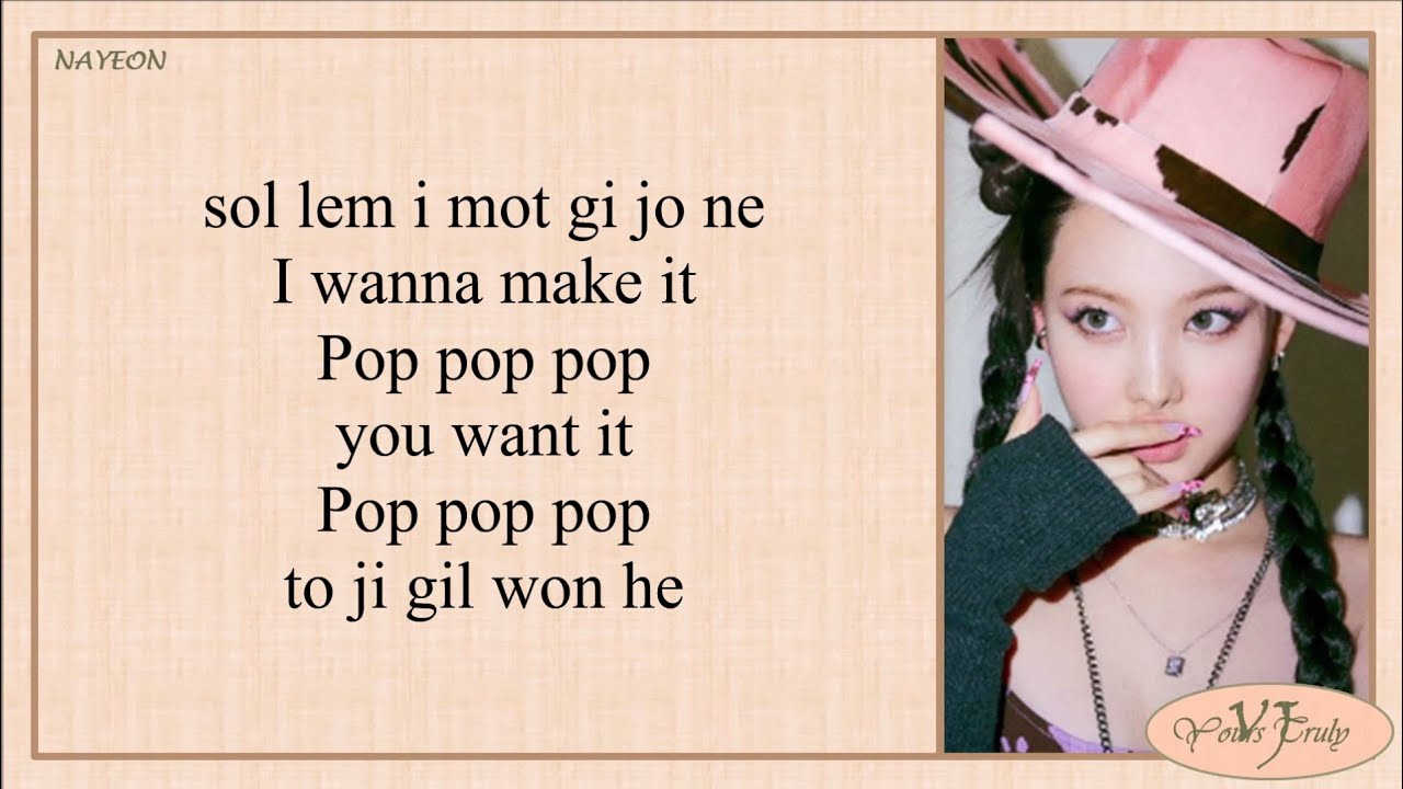 pop nayeon lyrics