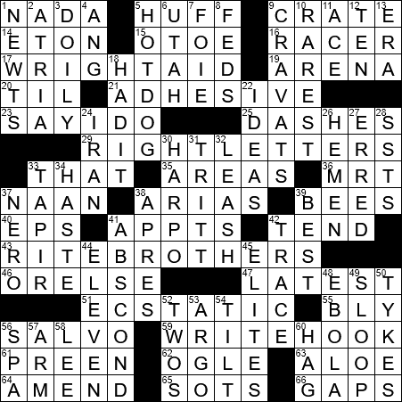 financial supporter crossword clue