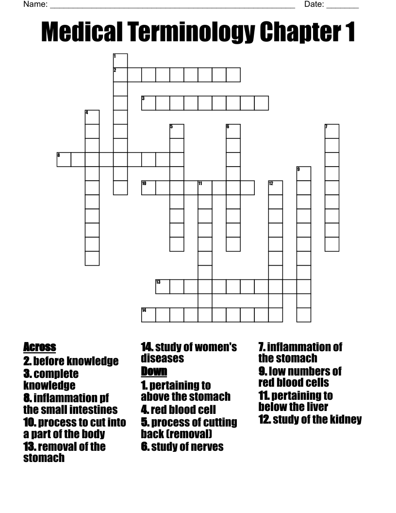 complete removal crossword clue