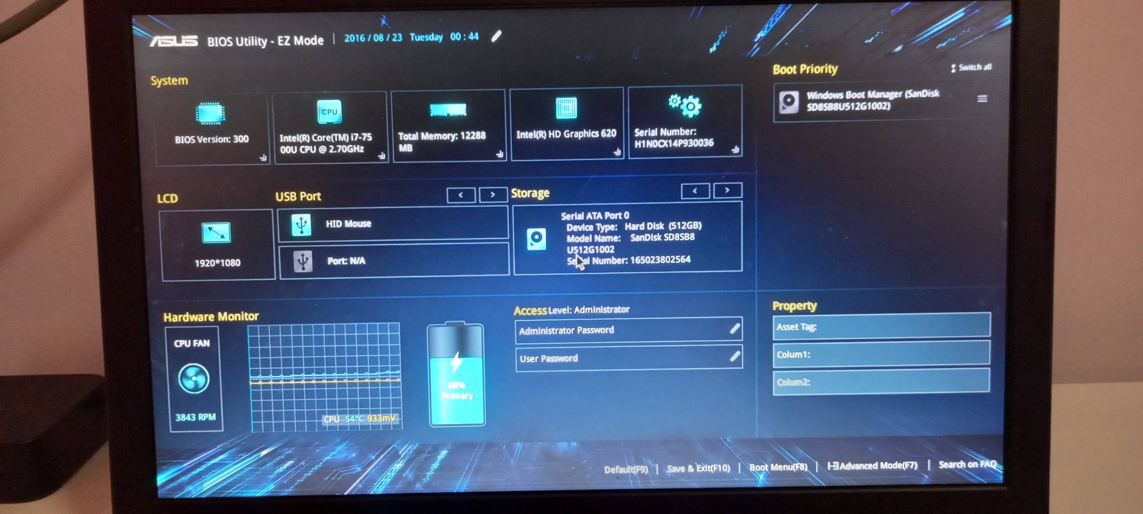 exit asus bios utility ez mode