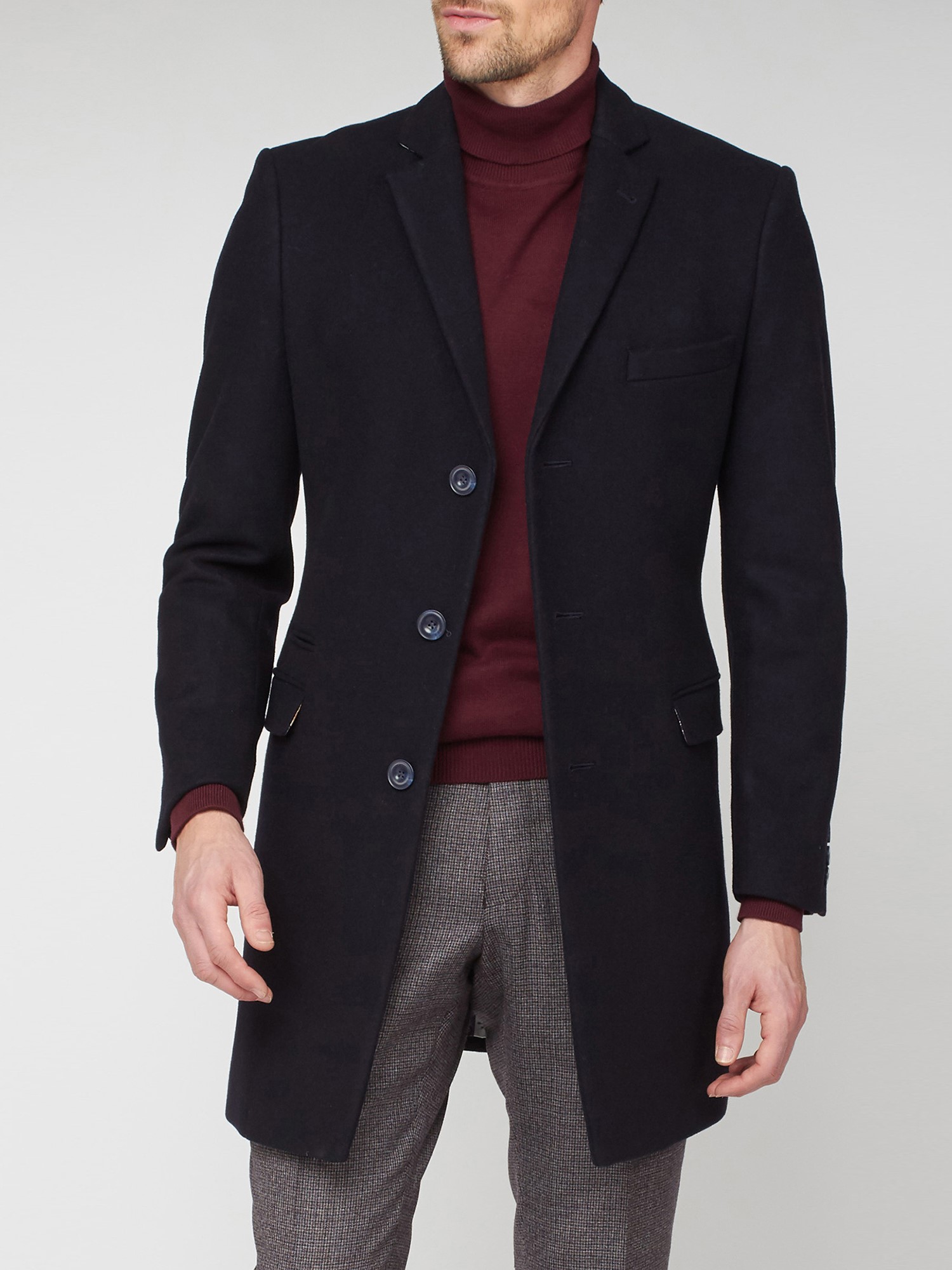 ben sherman overcoat