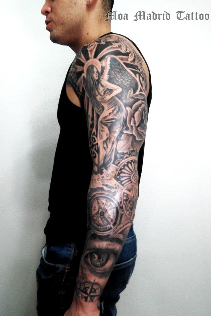 tatuajes para hombre brazo completo