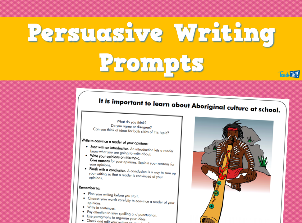 persuasive writing stimulus