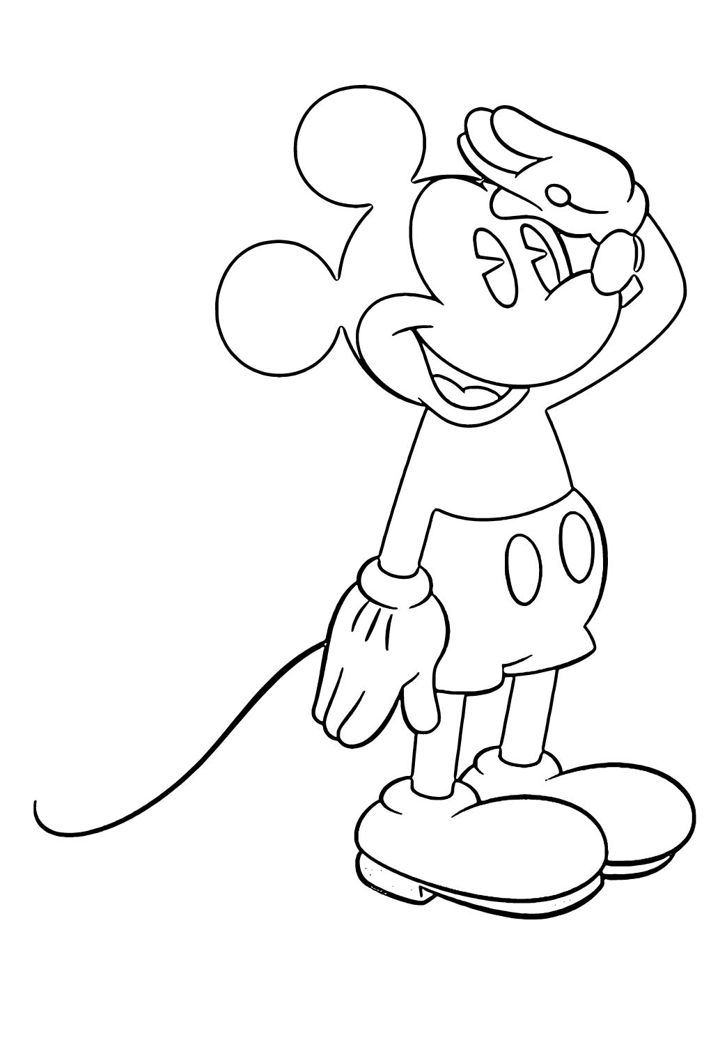 dibujos de mickey mouse para colorear