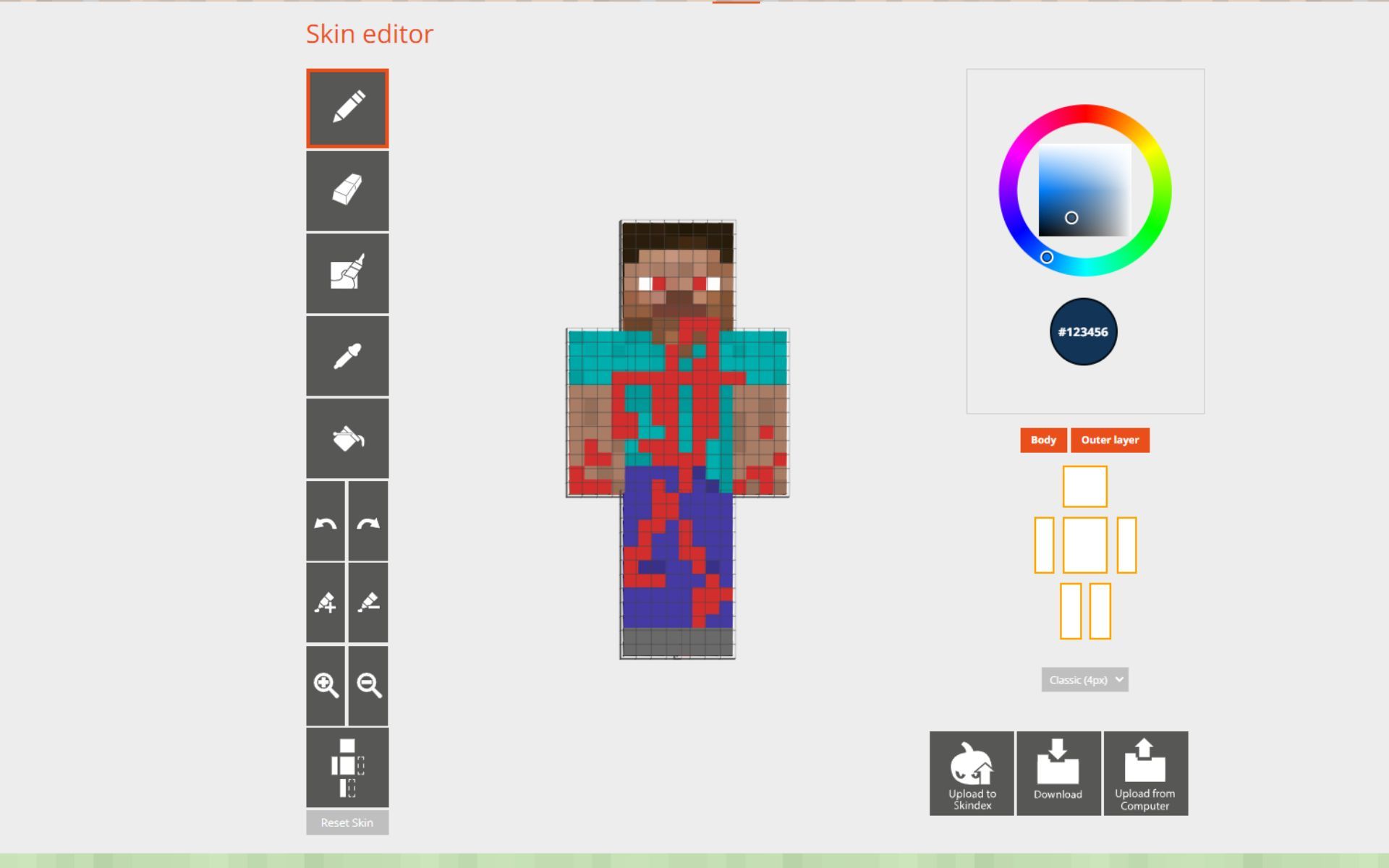 making mc skins