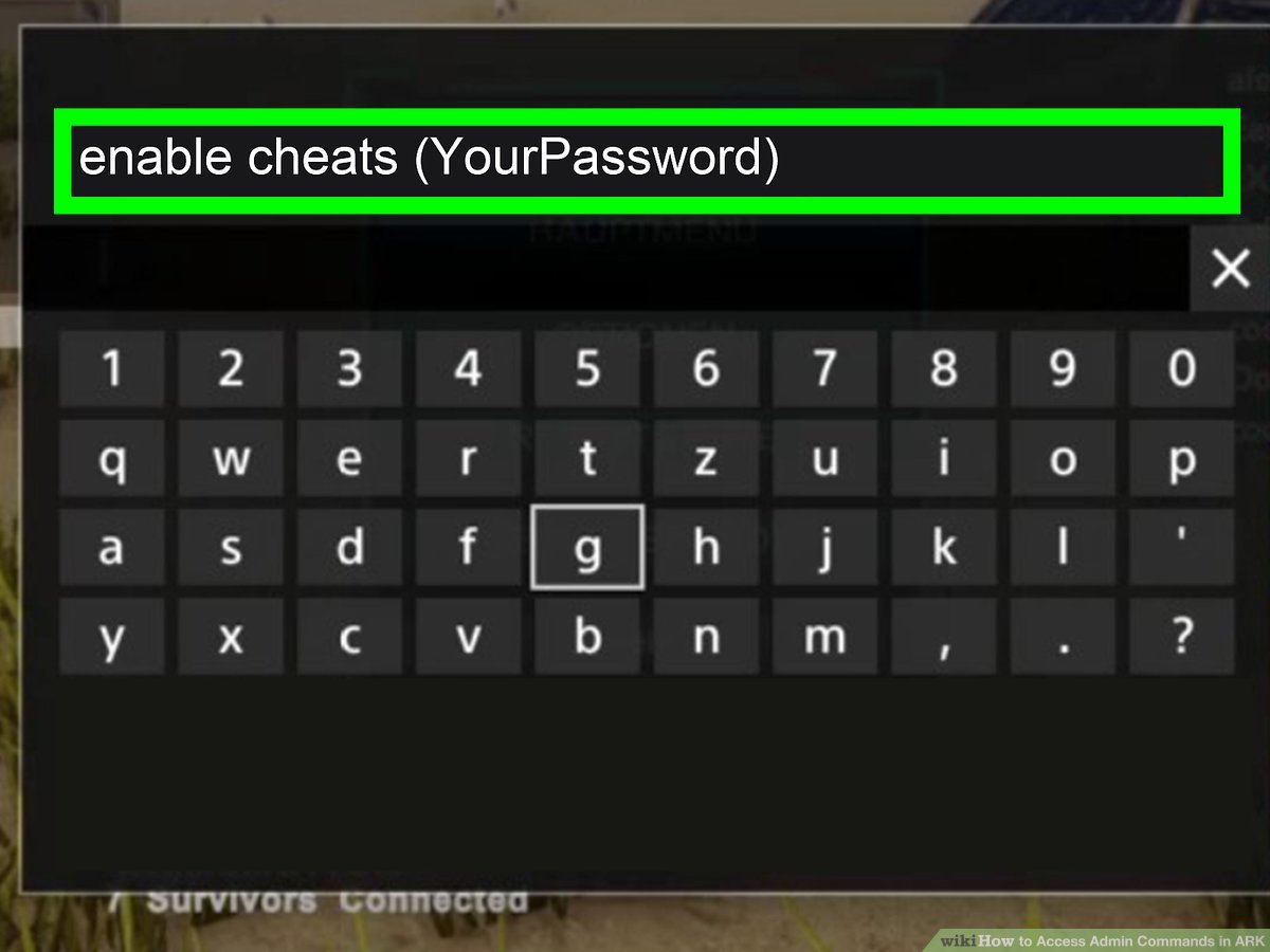 ark admin commands xbox