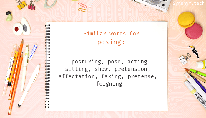 posing synonym