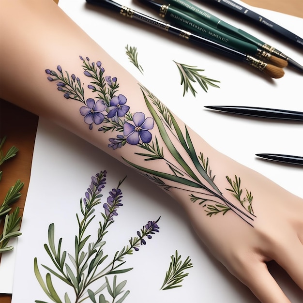 rosemary tattoo