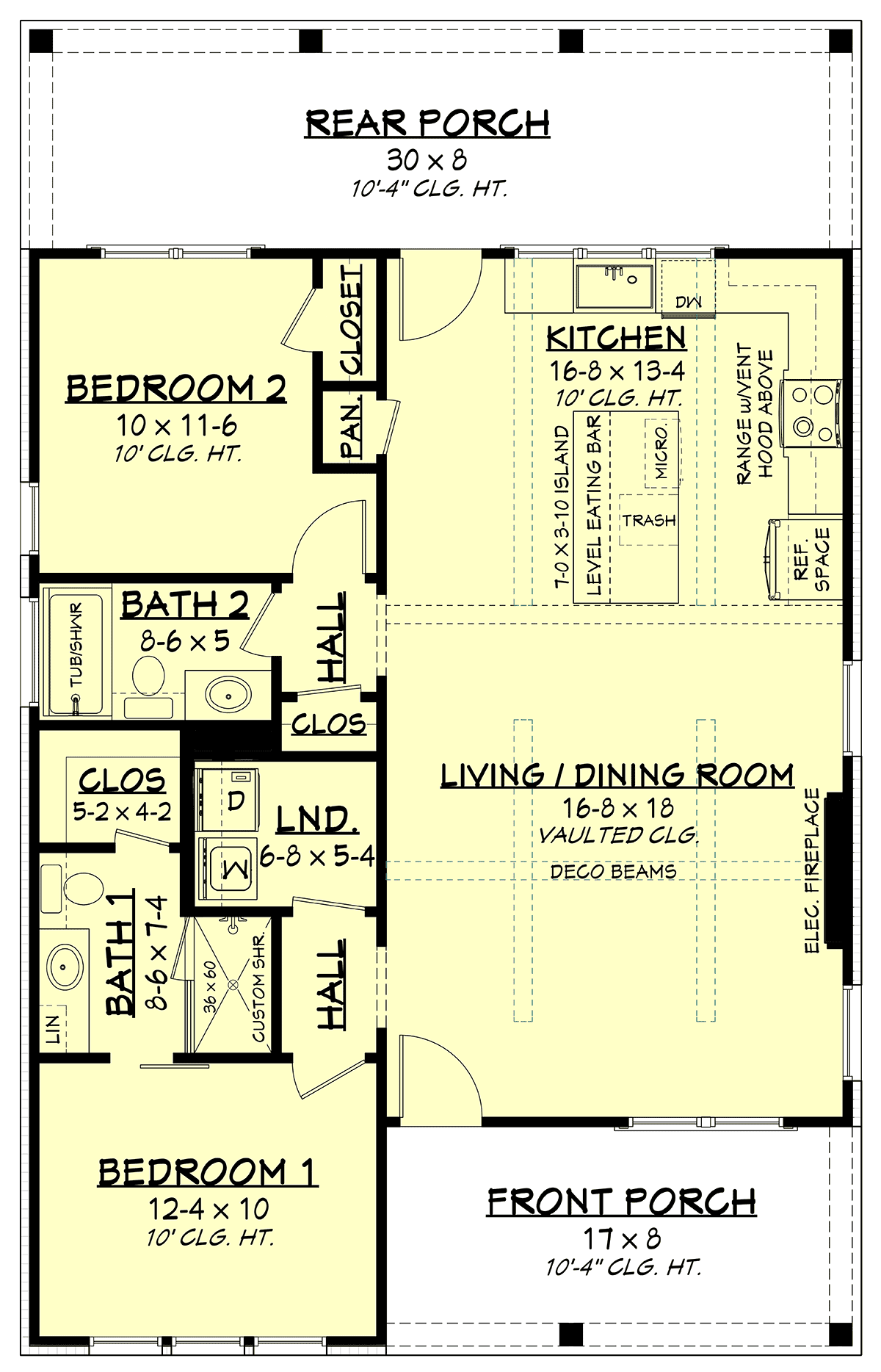 2 bedroom 2 story house plans