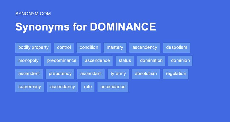 synonyms for dominant