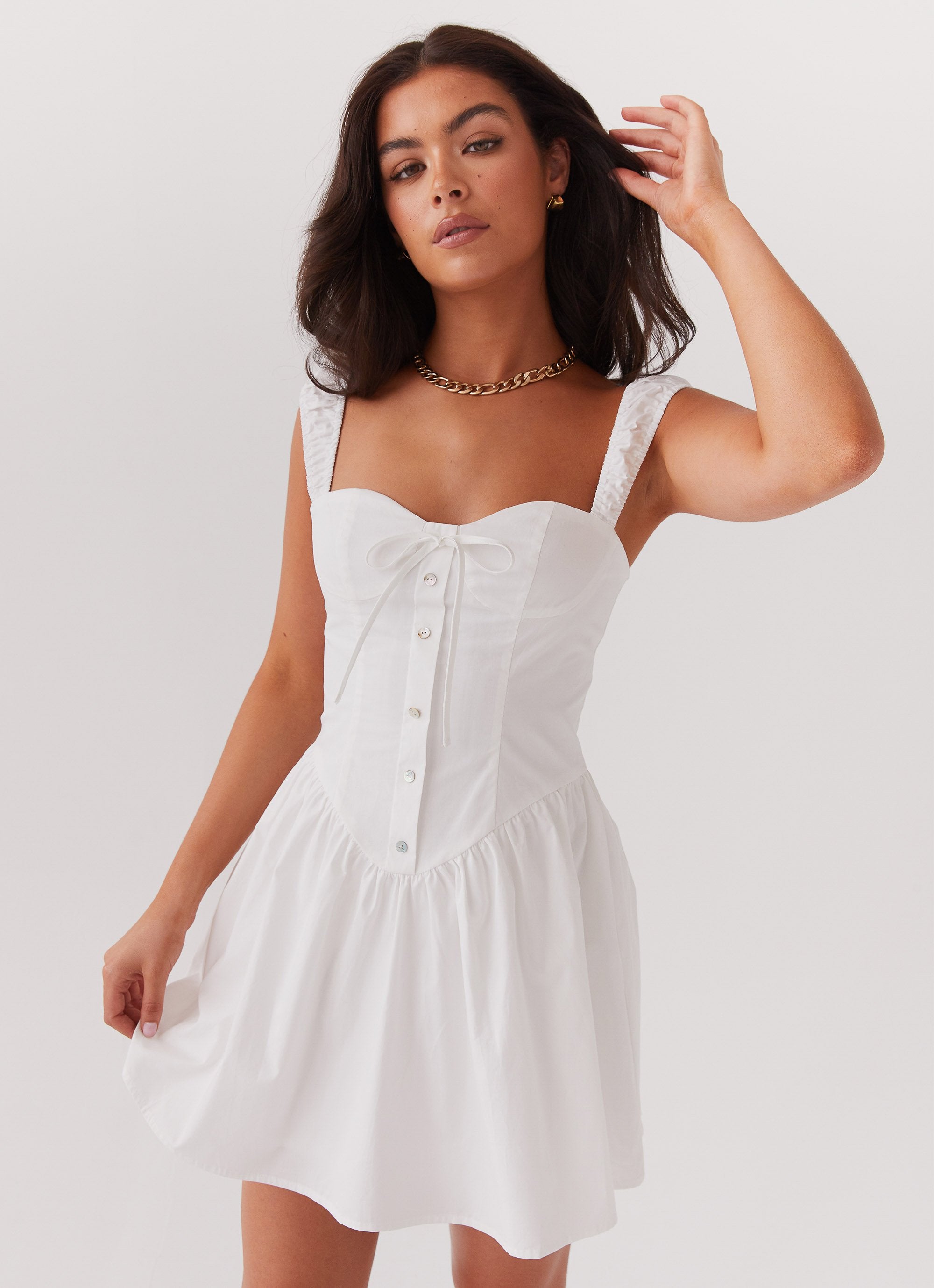 white corset dress near me