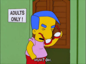 milhouse without glasses