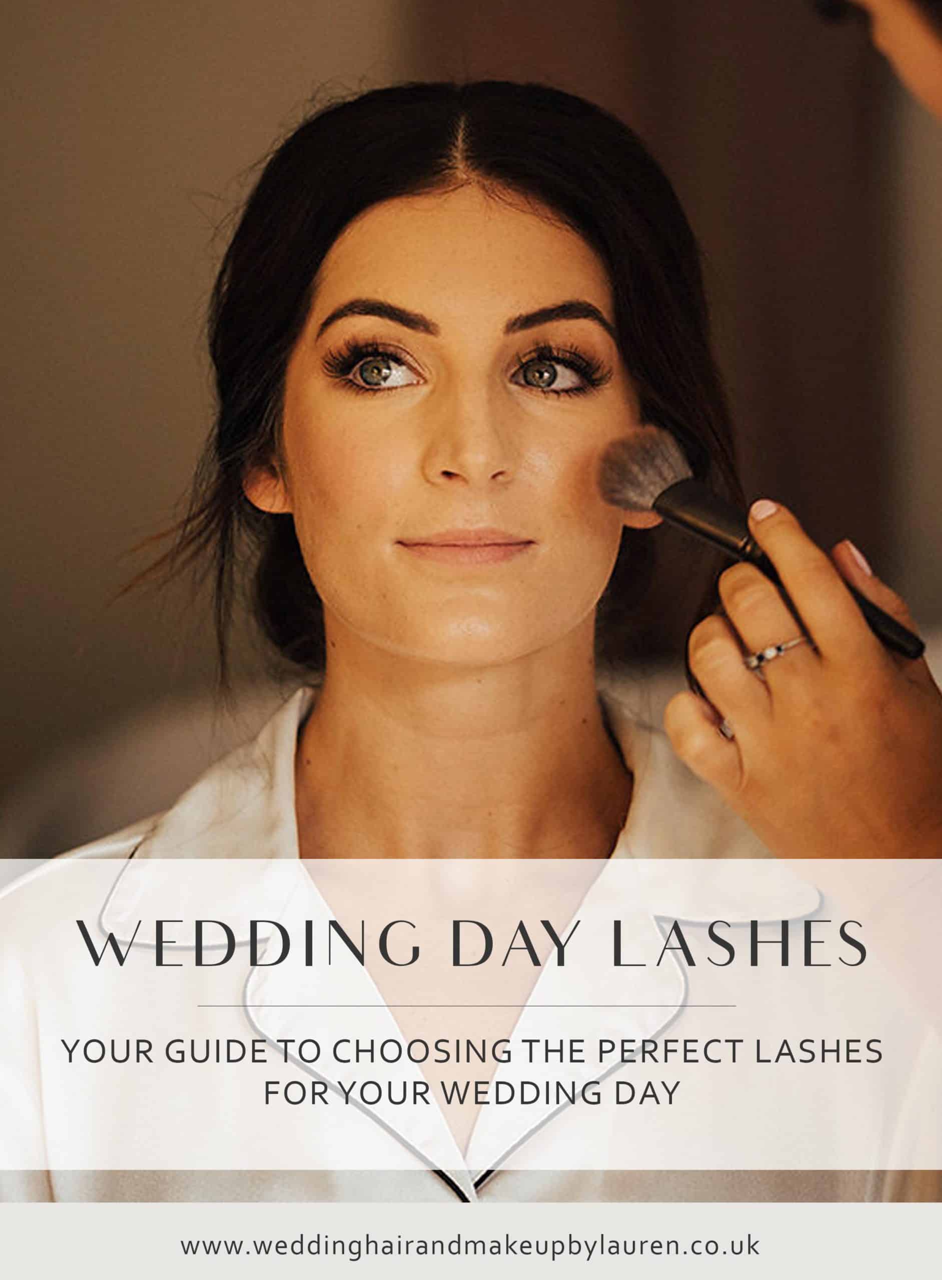 lash extensions or falsies for wedding