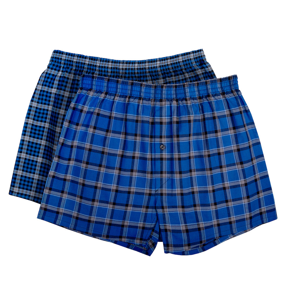 cotton woven boxer shorts