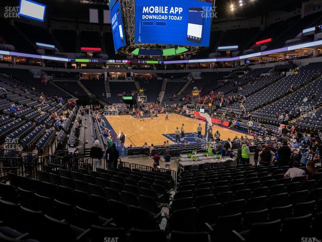 view from my seat target center