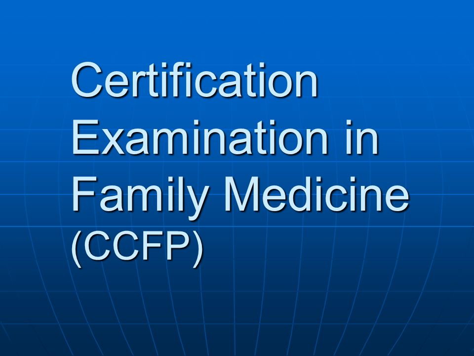 ccfp medical abbreviation