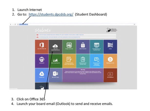 dpcdsb student dashboard