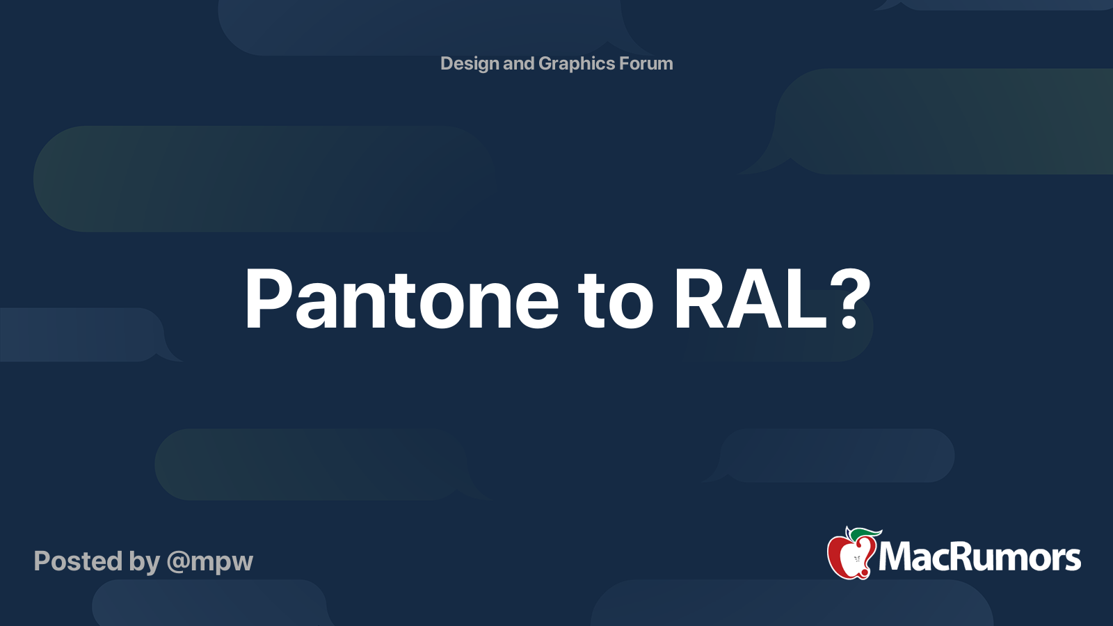 convert pantone to ral