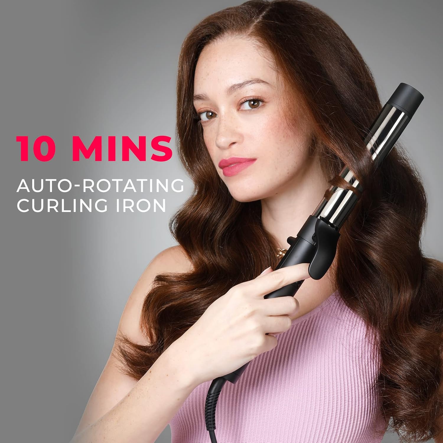 self rotating curling iron