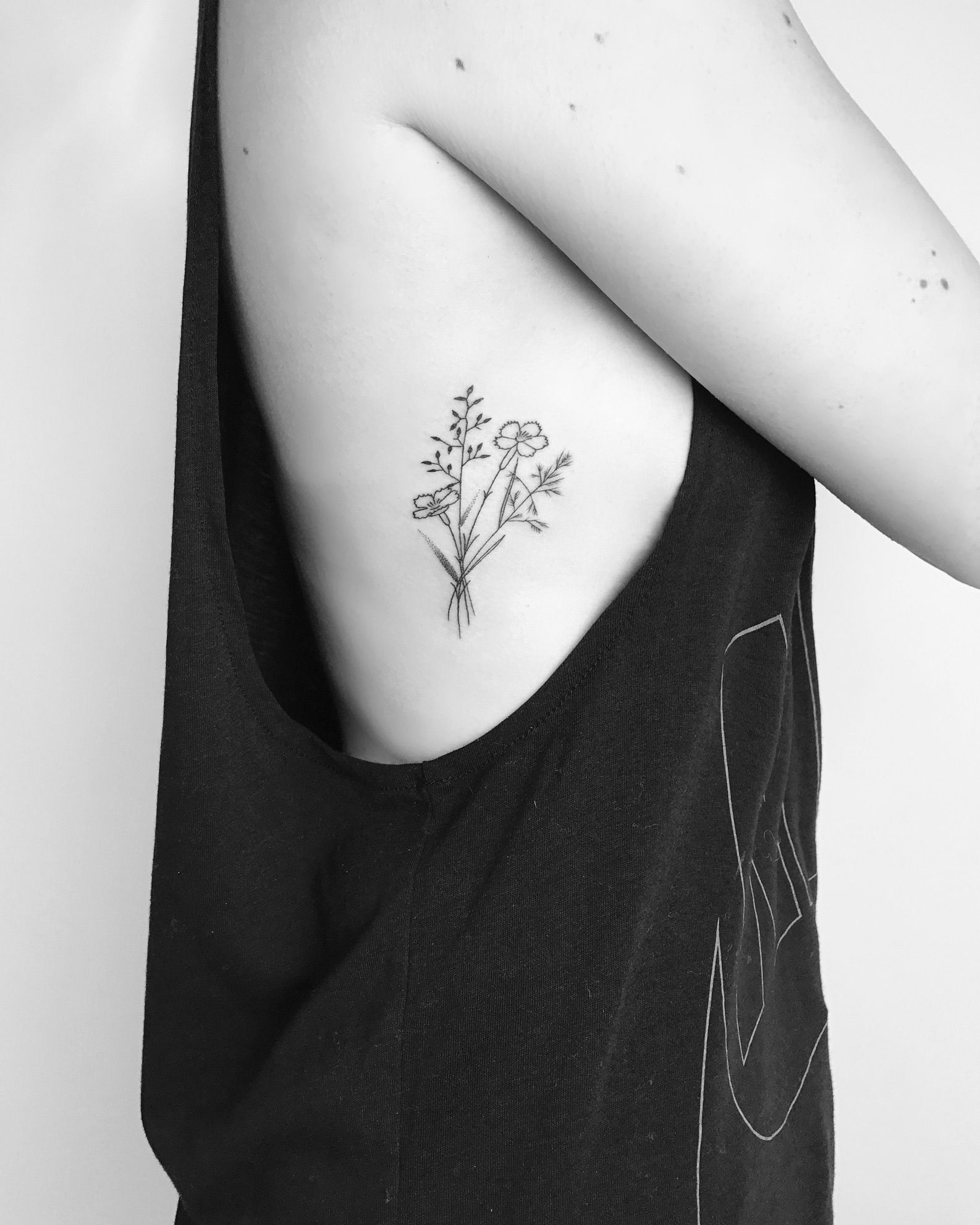 wildflower tattoo