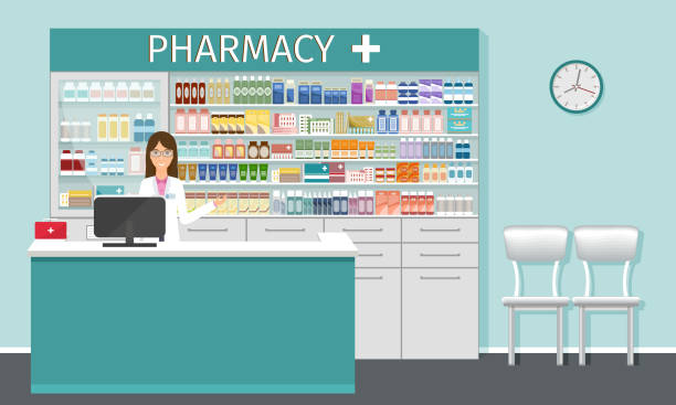 cartoon pictures of pharmacy