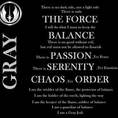 gray jedi code